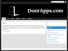 Tablet Screenshot of doorapps.com